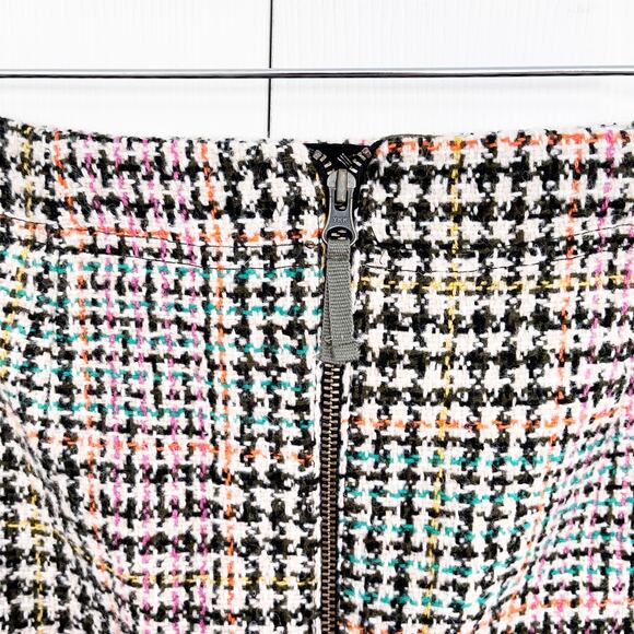 Maeve by Anthropologie Bijou Plaid Tweed Knit Mini Skirt - Picture 8 of 8